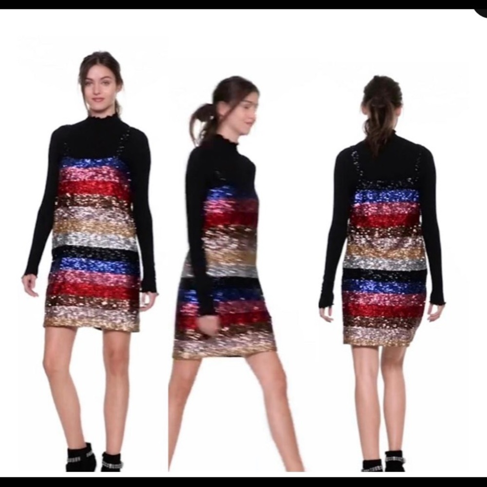 Multi - colored dress!